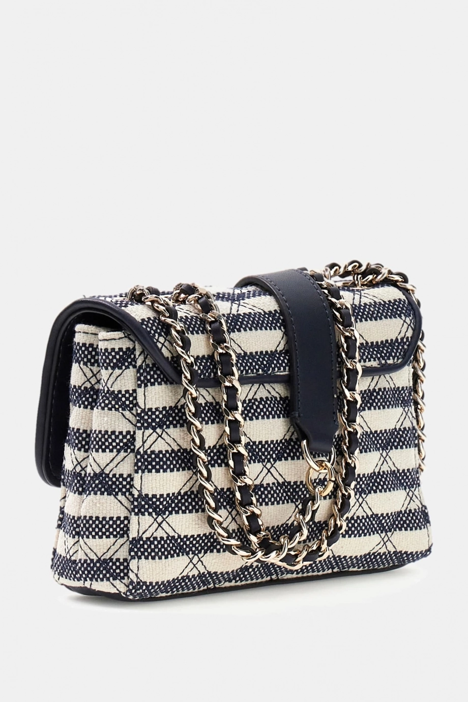 Guess Giully II Küçük 2 Bölmeli Kadın Lacivert Çapraz Çanta HWAG9673740-NML