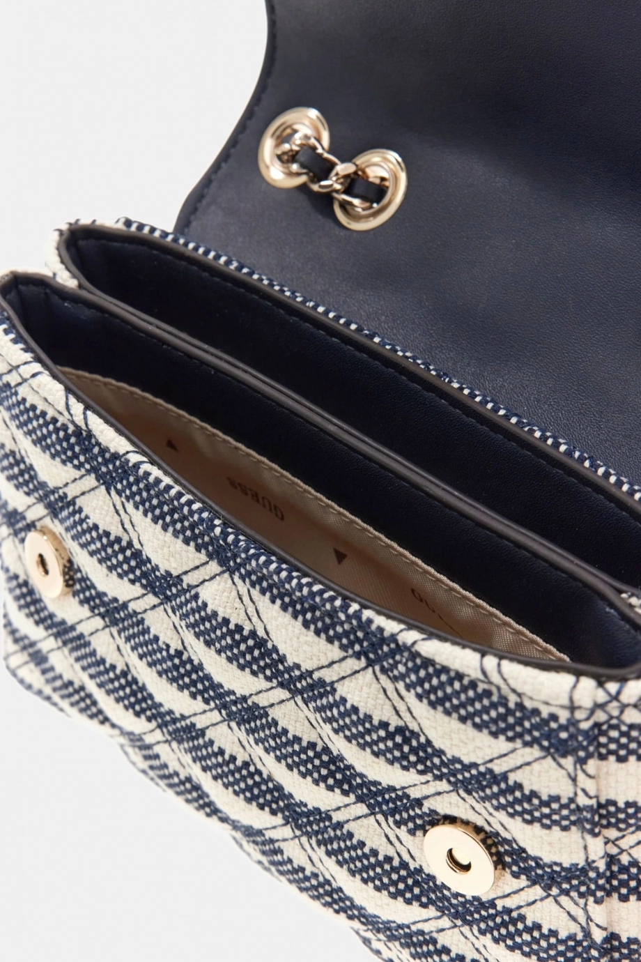 Guess Giully II Küçük 2 Bölmeli Kadın Lacivert Çapraz Çanta HWAG9673740-NML