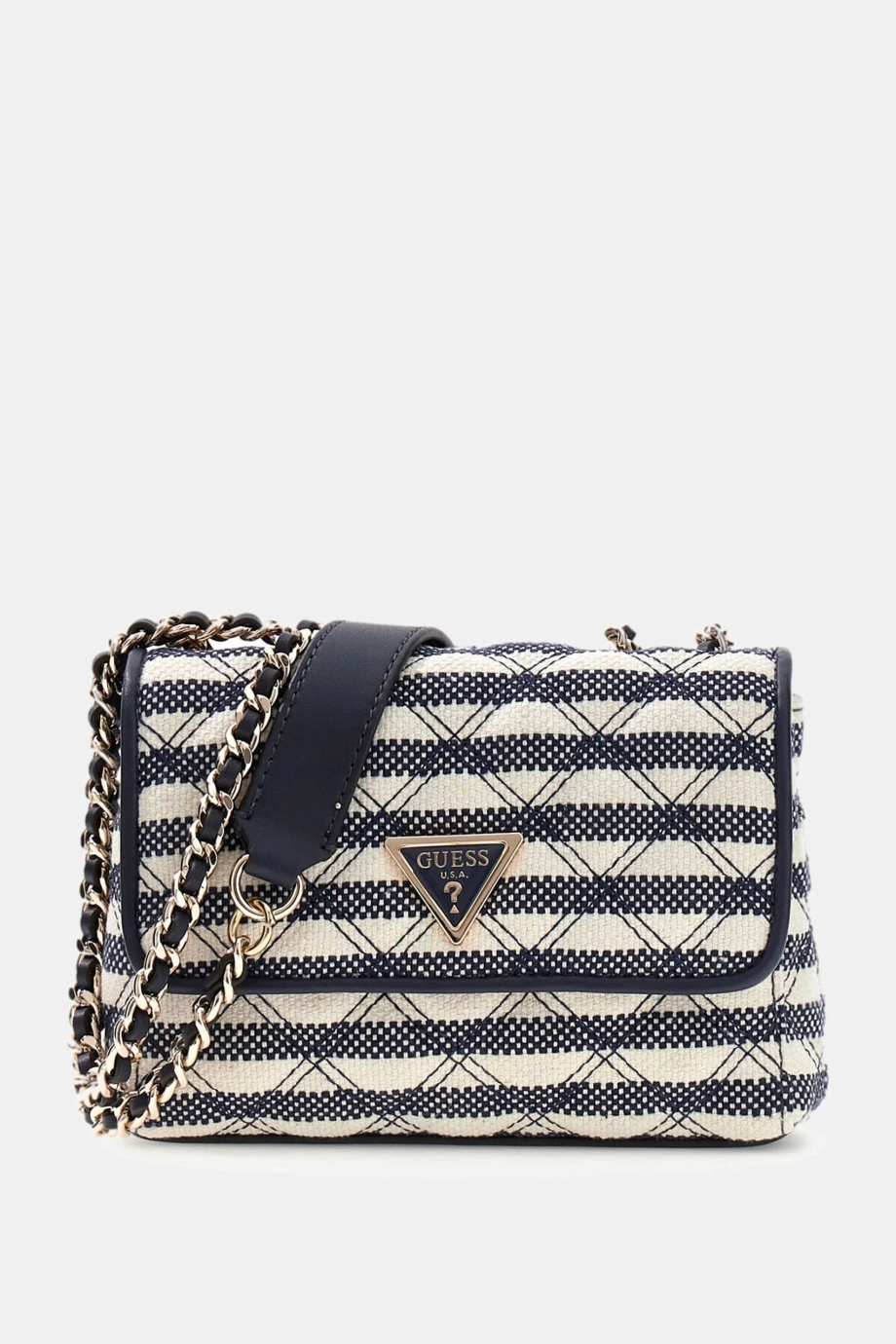 Guess Giully II Küçük 2 Bölmeli Kadın Lacivert Çapraz Çanta HWAG9673740-NML