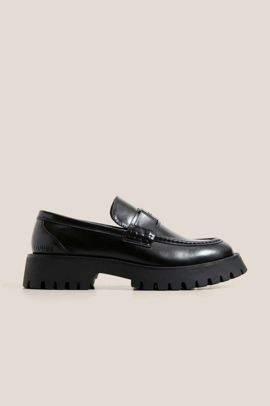 Guess Gorizia Erkek Siyah Deri Makosen FMTGORLEA14-BLACK