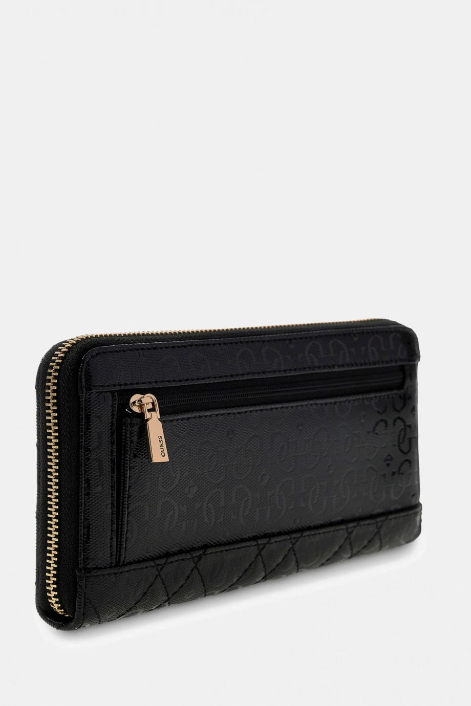 Guess Isemay Büyük Boy Fermuarlı Kadın  Cüzdan SWGG9628146-BLA