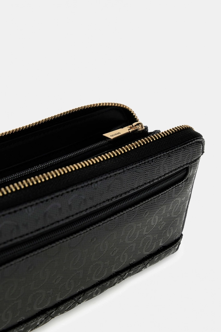 Guess Isemay Büyük Boy Fermuarlı Kadın  Cüzdan SWGG9628146-BLA