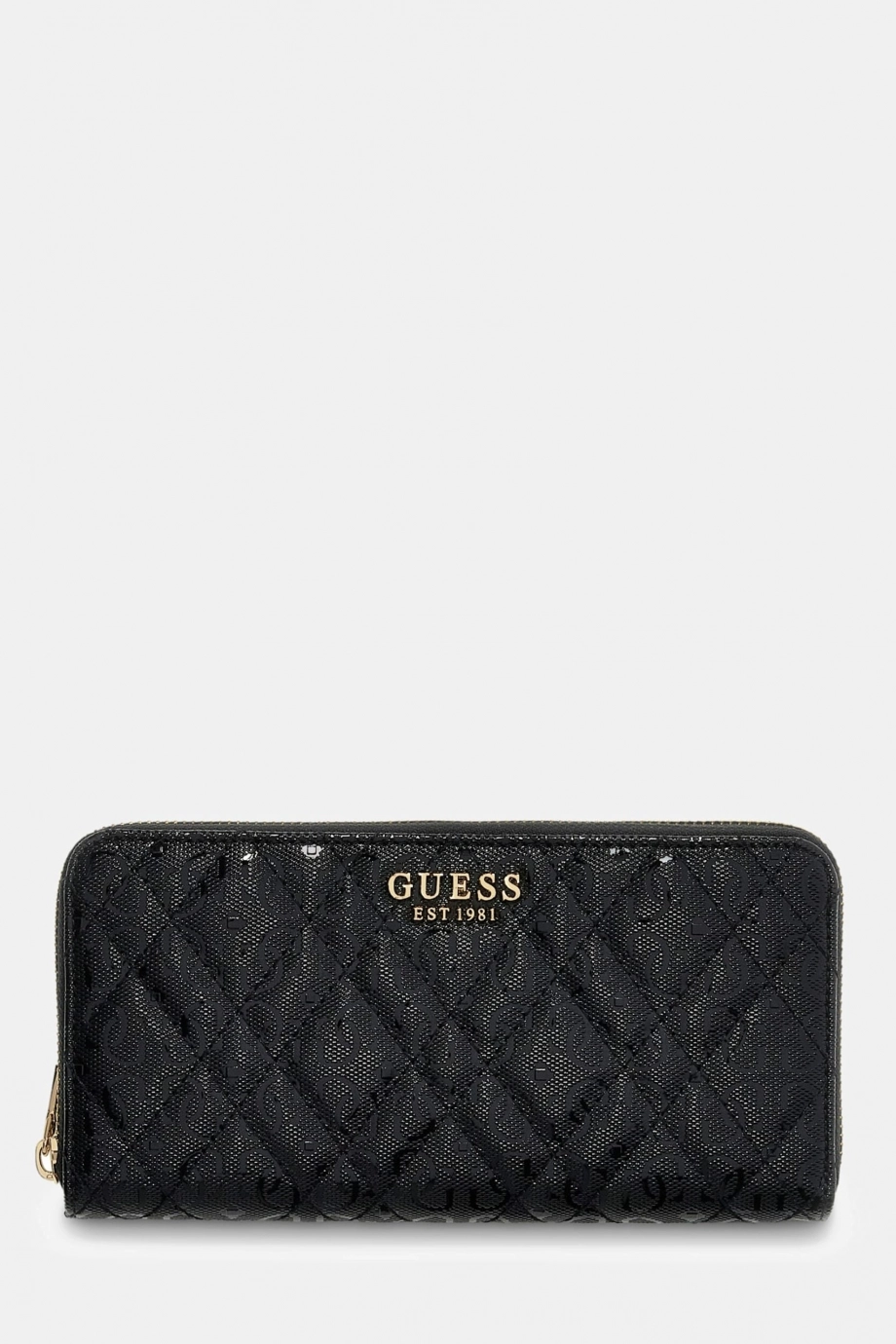 Guess Isemay Büyük Boy Fermuarlı Kadın  Cüzdan SWGG9628146-BLA