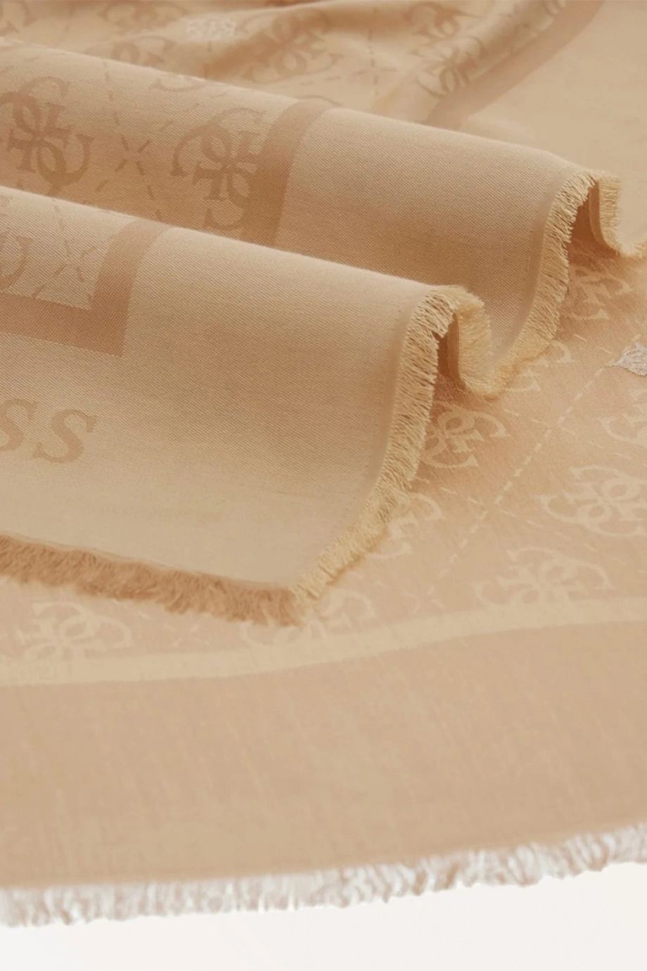 Guess Jakarlı 70x180 Kadın Bej Şal AW5529VIS03-BEI