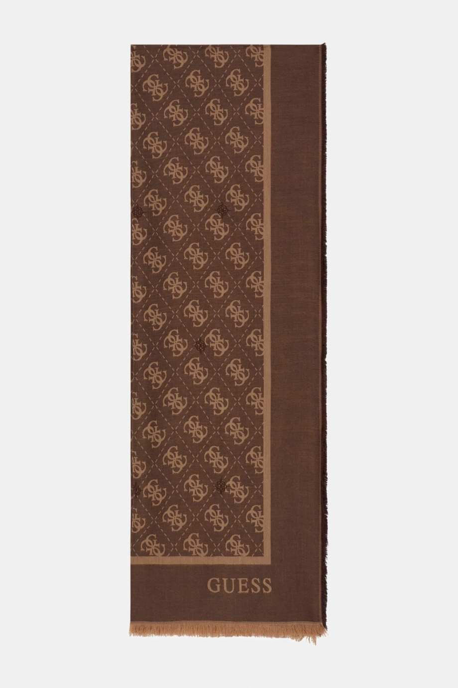 Guess Jakarlı 70x180 Kadın Kahverengi Şal AW5529VIS03-BRO