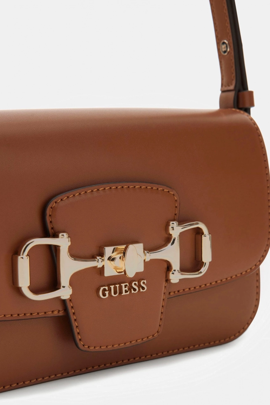 Guess Janie Dönüştürülebilir Kapaklı Kadın Kahverengi Çapraz Çanta HWVG9910210-COG
