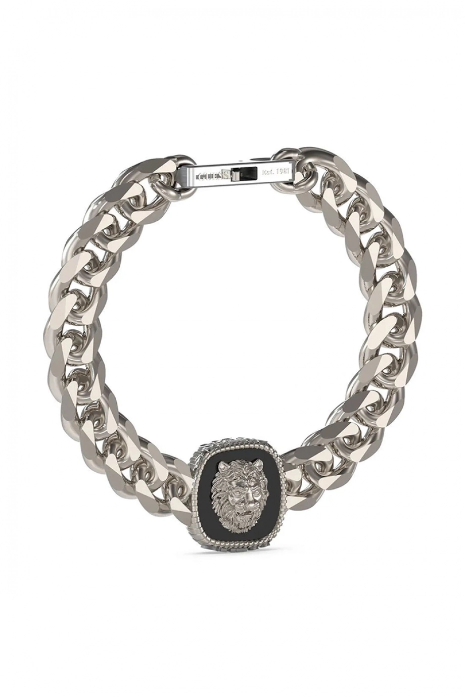 Guess Erkek Metalik Gri Bileklik JGUJUMB04001JWSTBKS