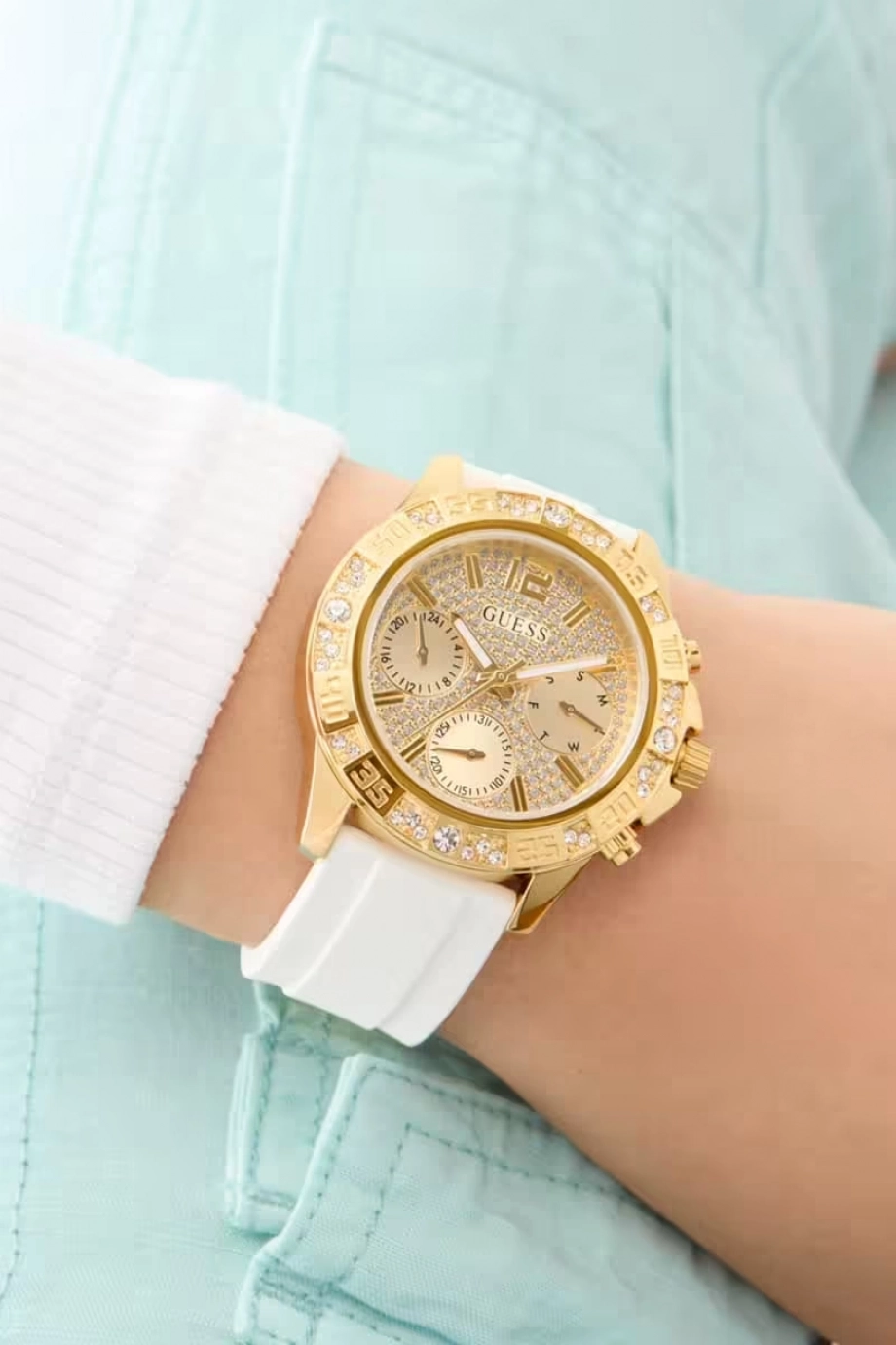 Guess Kadın Gold Kol Saati GUGW0772L3