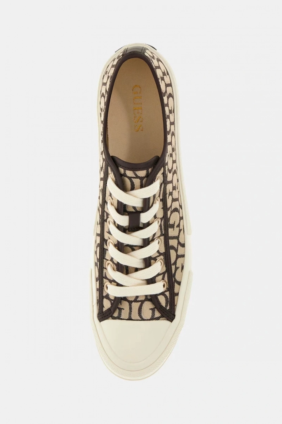 Guess Kadın Kahverengi Carey Logolu Sneaker