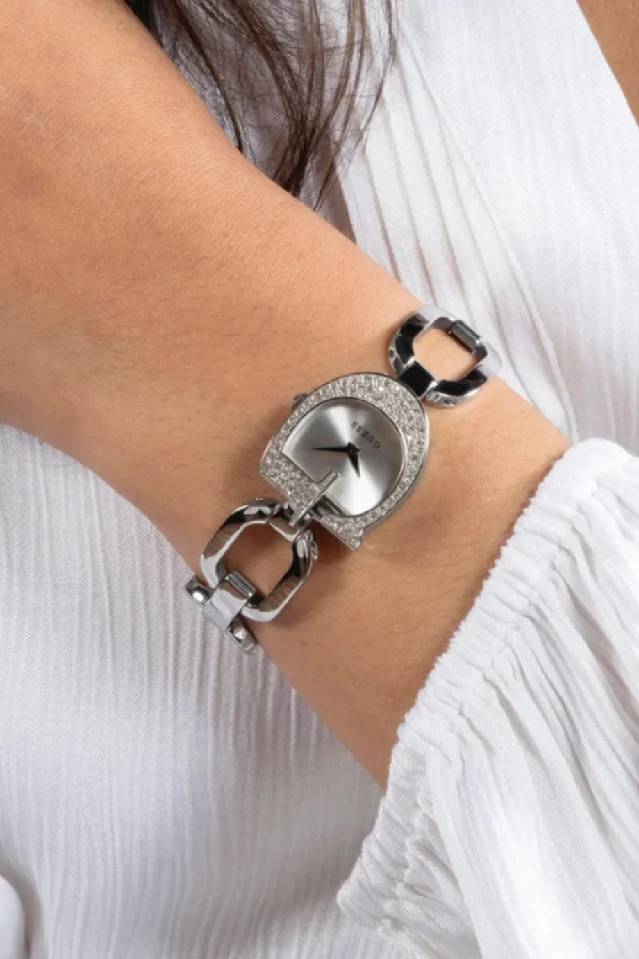 Guess Kadın Metalik Gri Kol Saati GUGW0683L1