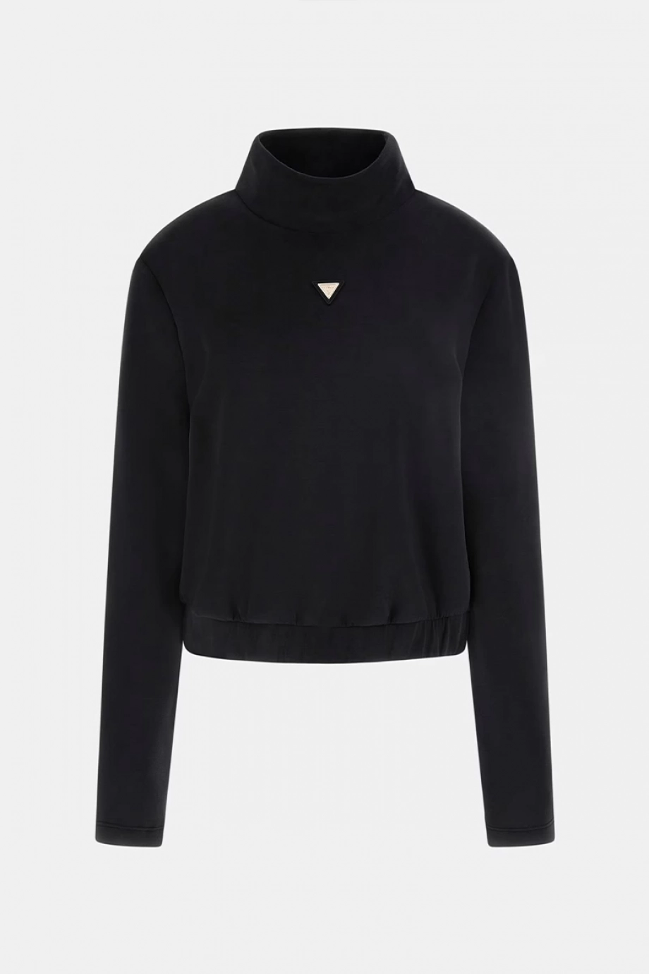 Guess Olympe Kadın Siyah Aktif Modal Karışımlı Scuba Sweatshirt V4YQ05KCAY2-JBLK