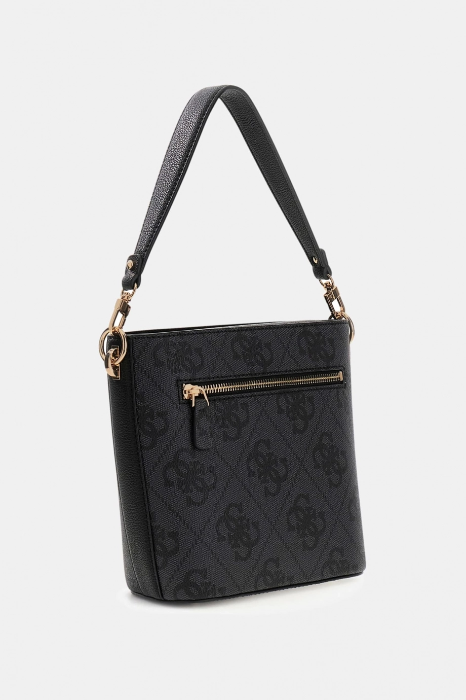 Guess Karnilla Logolu Büzgülü Kadın Antrasit El Çantası HWOS9901010-CLO