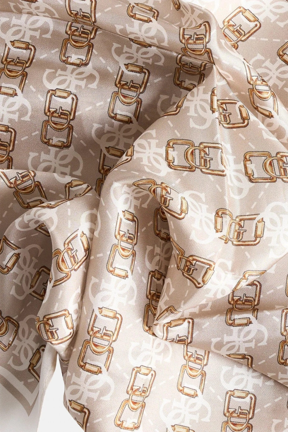 Guess Karnilla Logolu Kadın Beyaz Eşarp AW5454SIL03-OWL