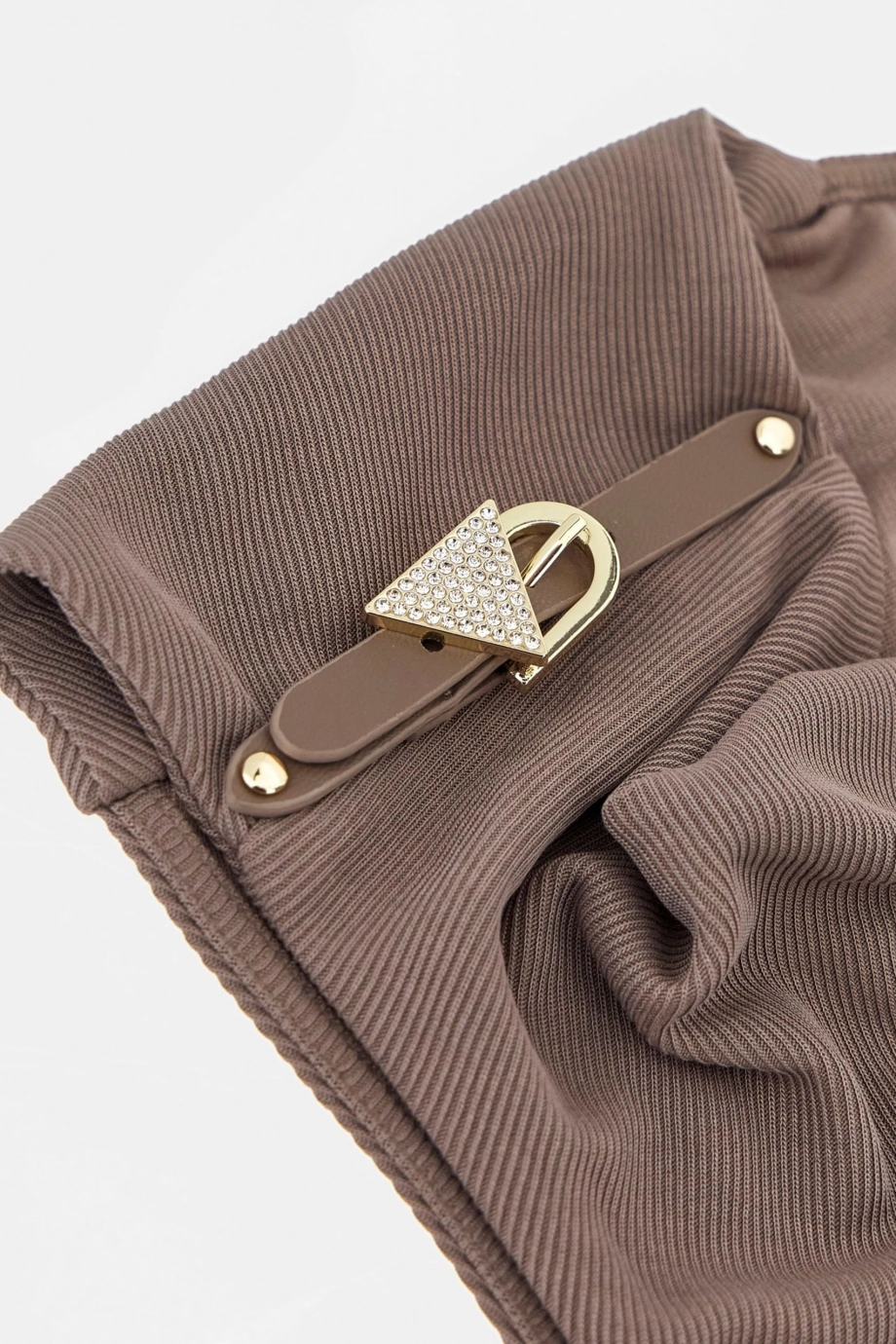 Guess Kolsuz Karole Degaje Yaka Mini Kadın Gri Elbise W6YK11K4357-A11Q