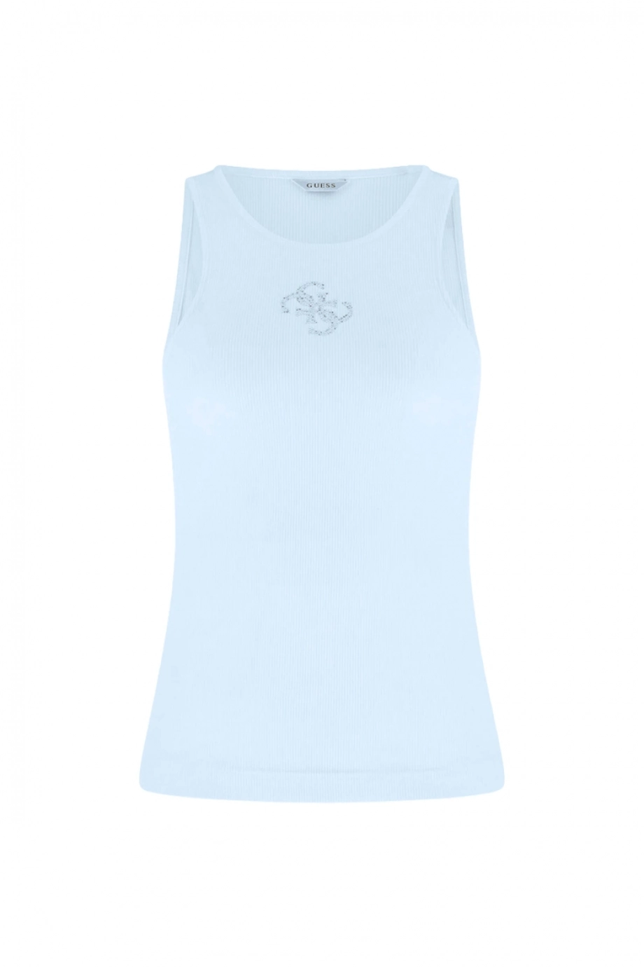 Guess Kolsuz Yuvarlak Yaka Guendalina Kadın Mavi Atlet W6RP39KD092-G7S1