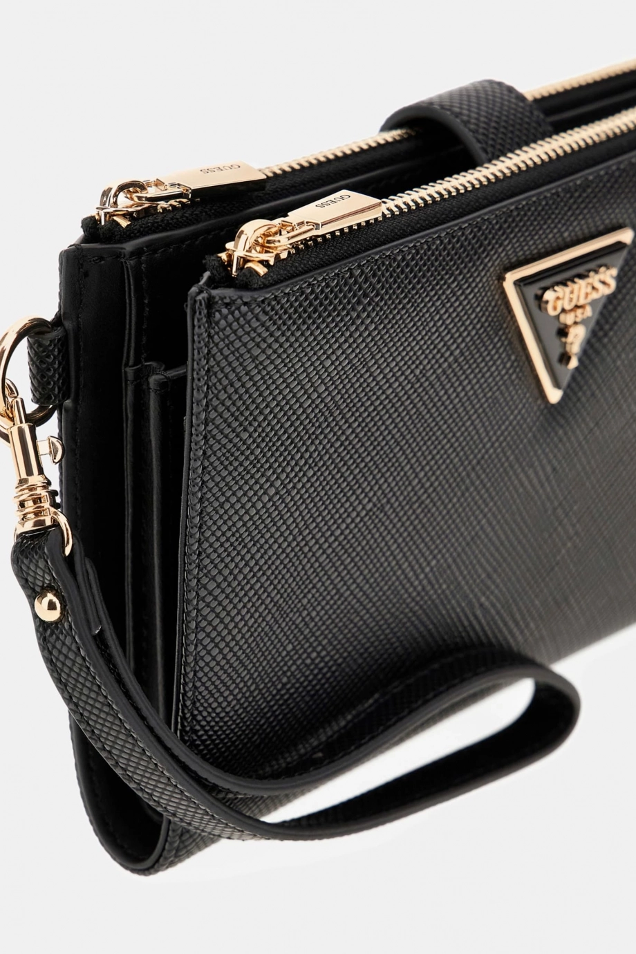Guess Laurel II Çift Fermuarlı Kadın  Cüzdan SWZG7459157-BLA