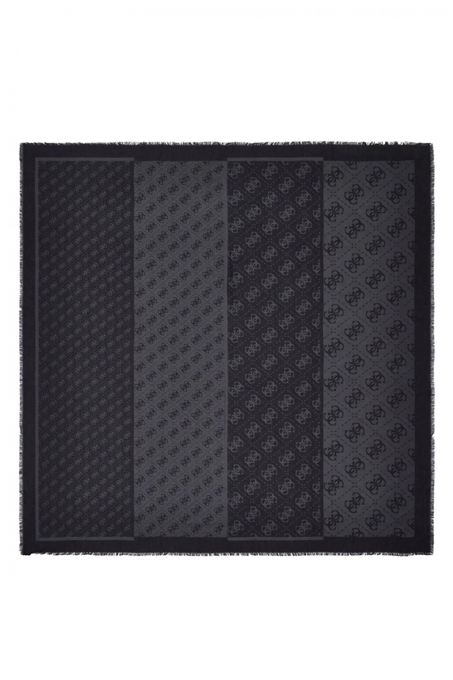 Guess Lindsey Jakarlı Kefiah 120x120 Kadın Siyah Eşarp AW5526VIS03-CLO