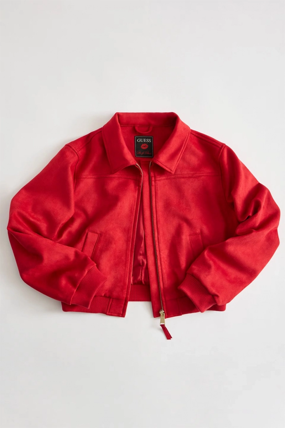 Guess Marilyn Süet Bomber Kadın  Ceket W6GL54W5163-G532