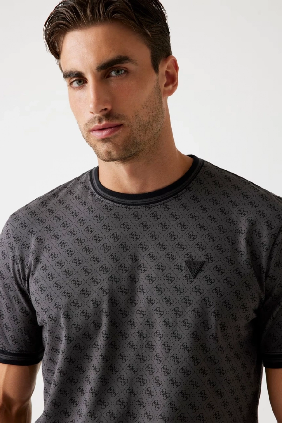 Guess Marshall Erkek Siyah Aktif Regular Fit T-Shirt Z2YI05J1314-P9NP
