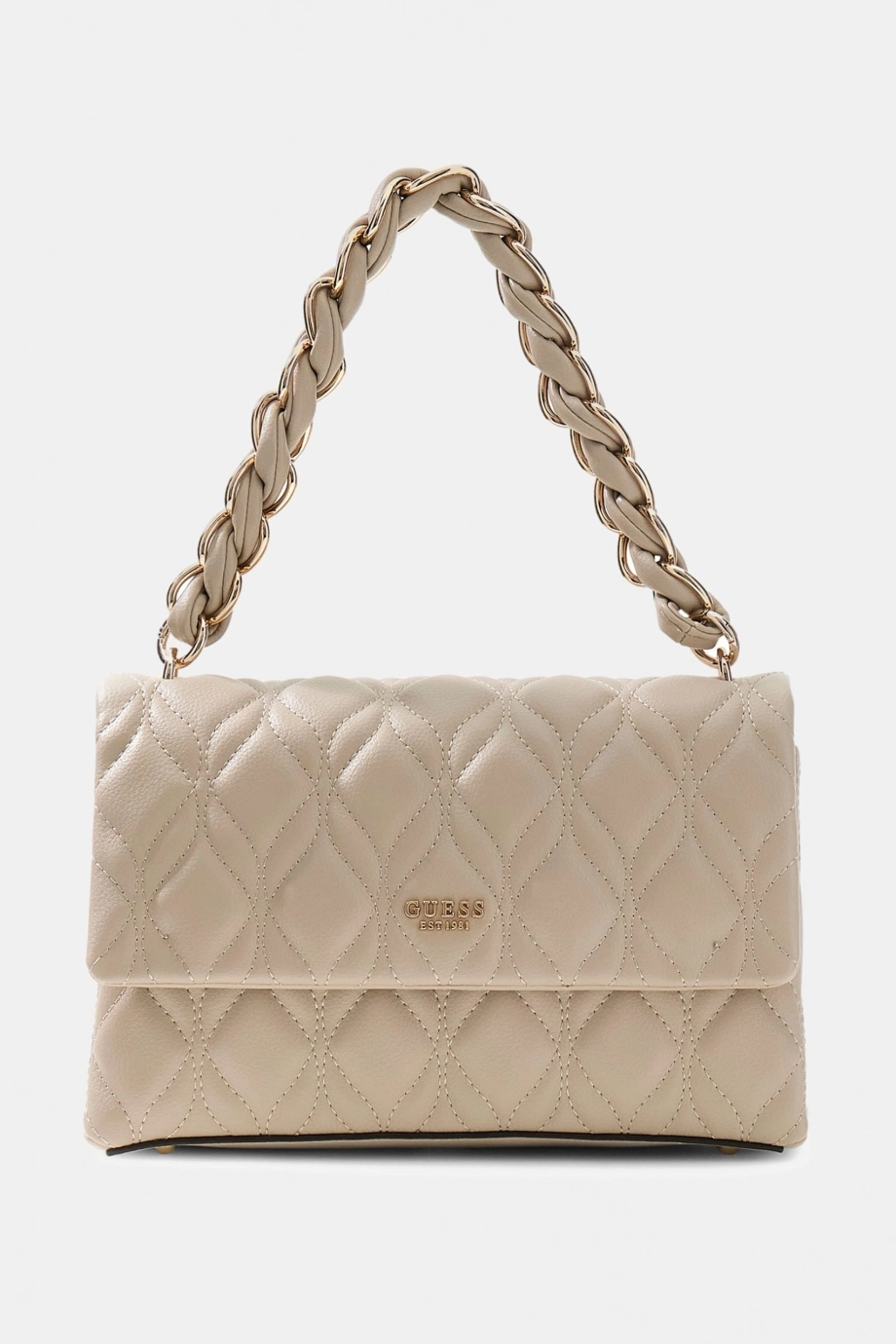 Guess Maxine Kapaklı Kadın Krem Omuz Çantası HWQG9733200-LTA