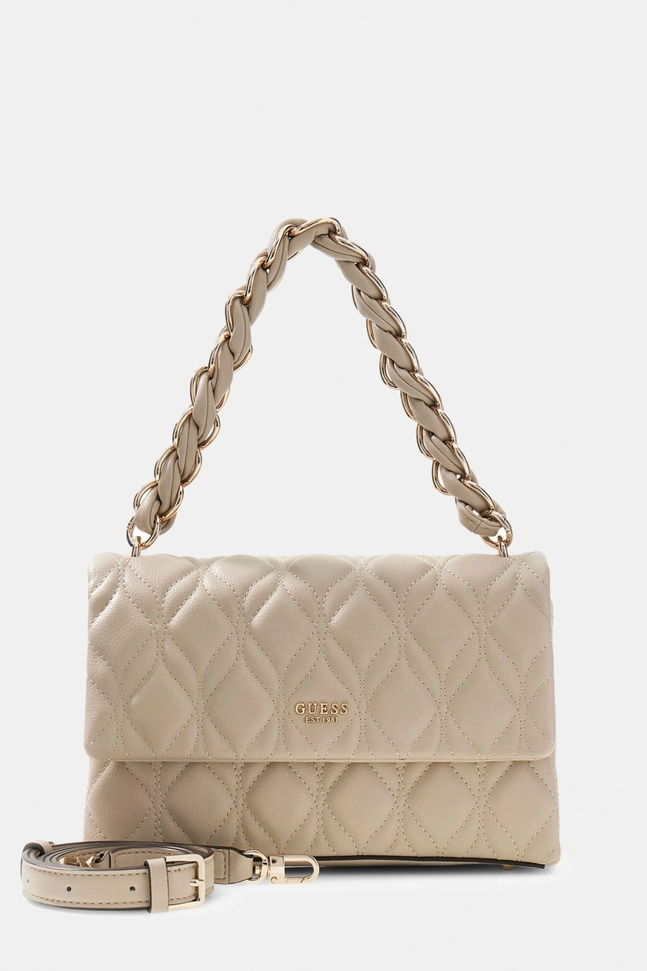 Guess Maxine Kapaklı Kadın Krem Omuz Çantası HWQG9733200-LTA