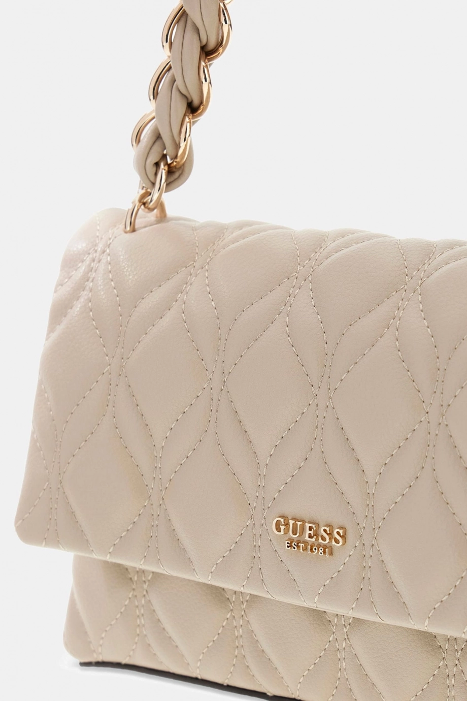 Guess Maxine Kapaklı Kadın Krem Omuz Çantası HWQG9733200-LTA