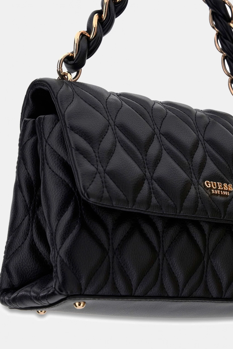 Guess Maxine Kapaklı Kadın Siyah Omuz Çantası HWQG9733200-BLA