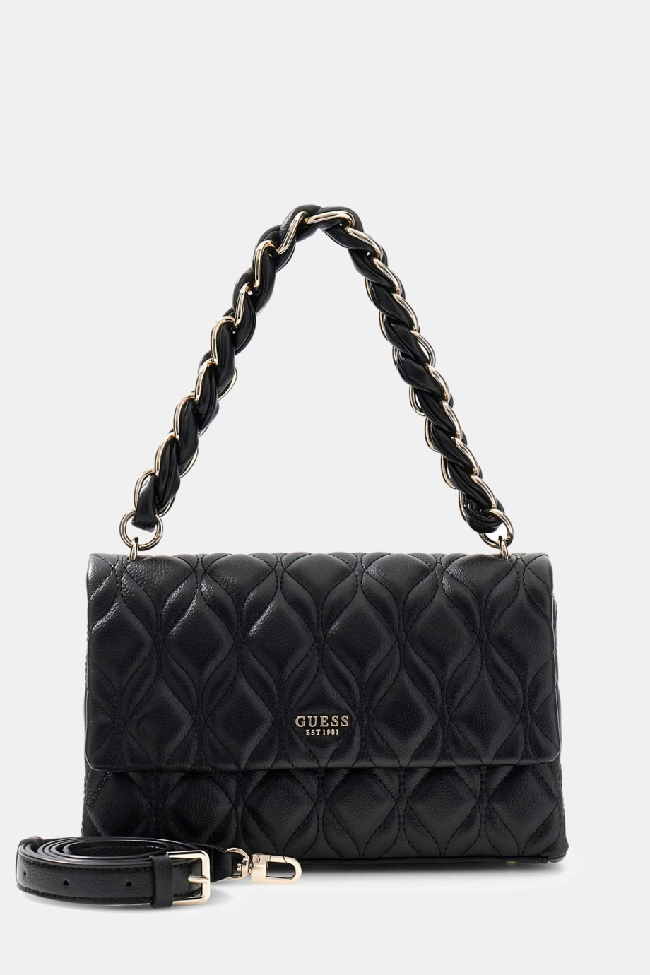 Guess Maxine Kapaklı Kadın Siyah Omuz Çantası HWQG9733200-BLA
