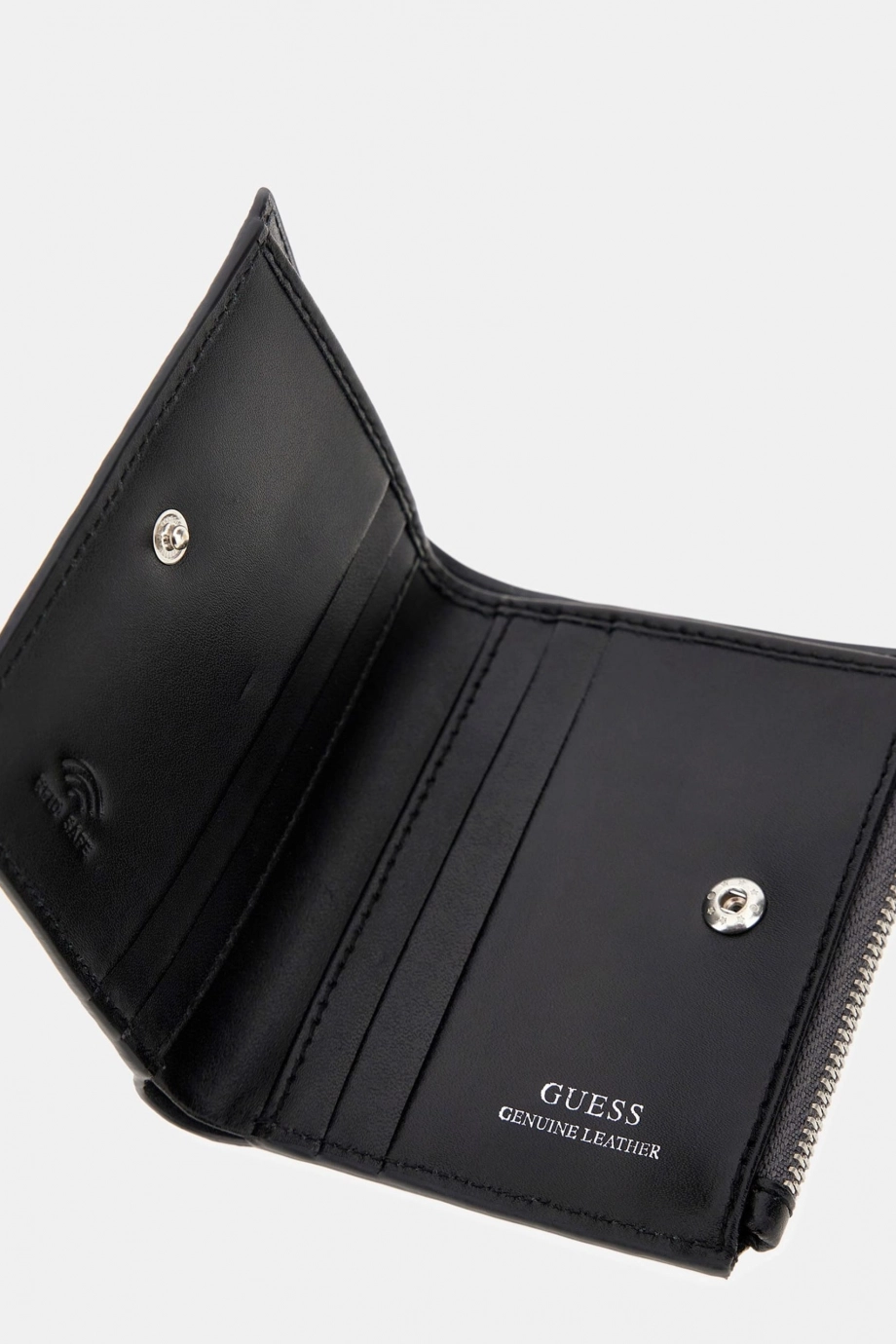 Guess Milano İki Katlı Üstten Fermuarlı Erkek Siyah Kartlık SMMALOLEA03-BLA