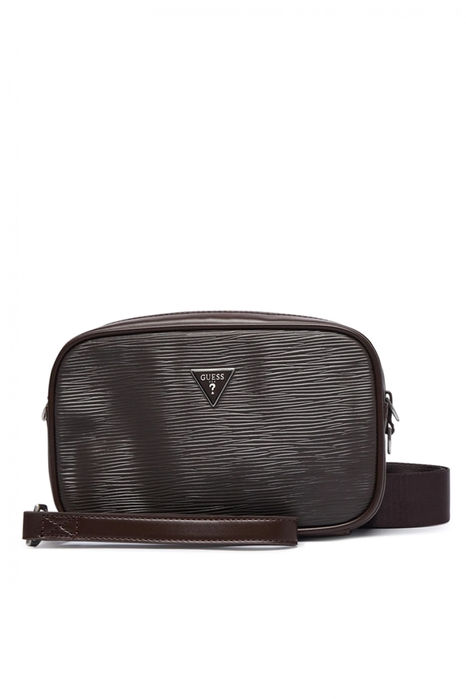 Guess Milano Küçük Erkek Kahverengi Çapraz Çanta HMMIPWP6350-DKB
