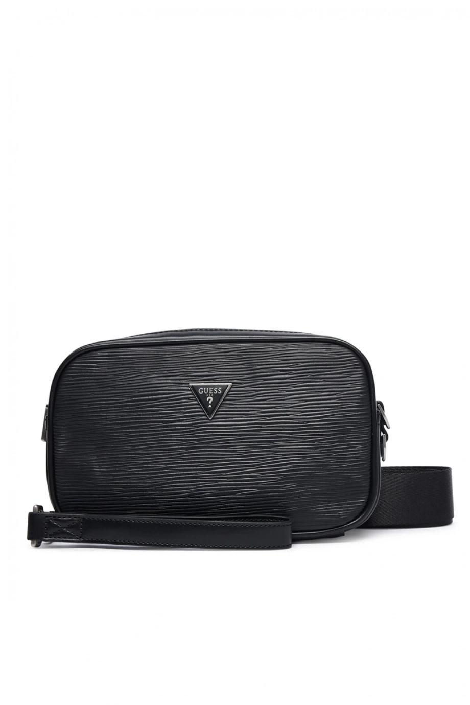 Guess Milano Küçük Erkek Siyah Çapraz Çanta HMMIPWP6350-BLA