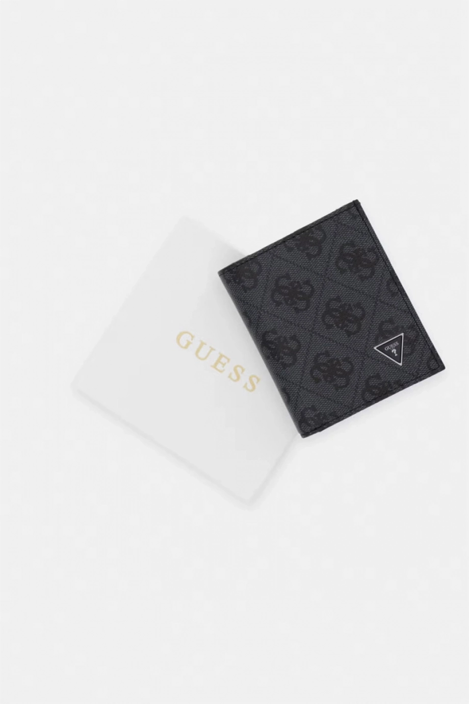 Guess Milano Üç Katlı Küçük Erkek Siyah Cüzdan SMVELELEA04-BLA