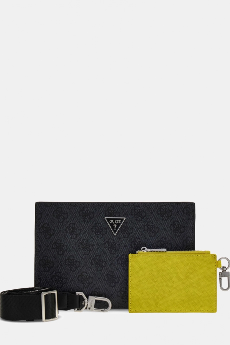Guess Milano Üstten Fermuarlı Erkek Siyah Çapraz Çanta HMMILOP6157-BLA
