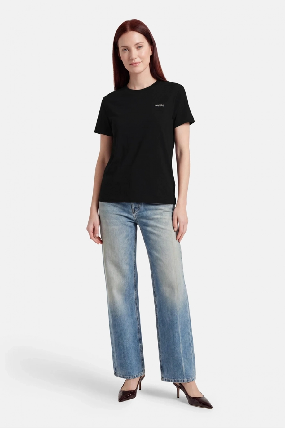 Guess Milena  Kadın Aktif Regular Fit T-Shirt