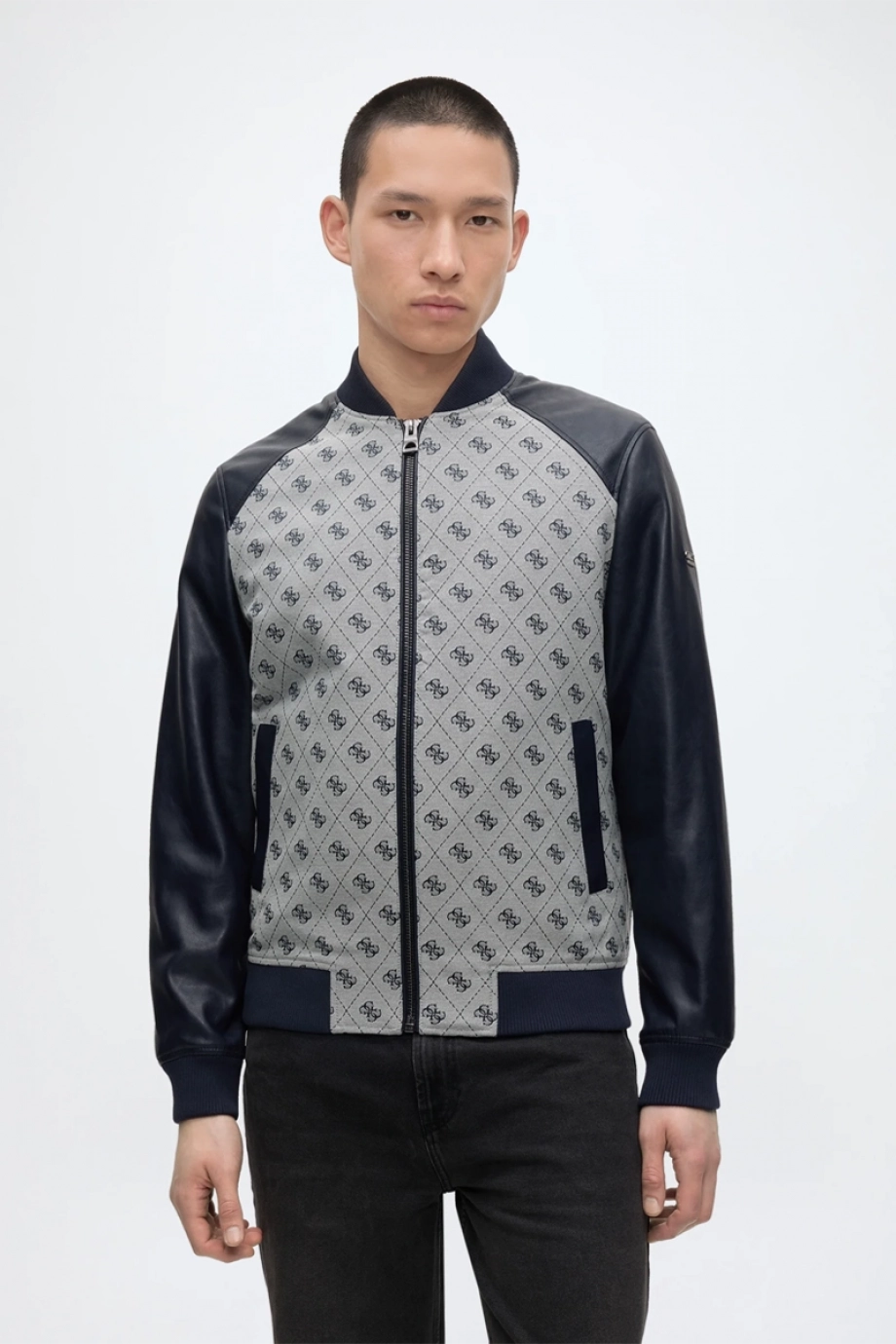 Guess Mono Erkek Bomber Ceket