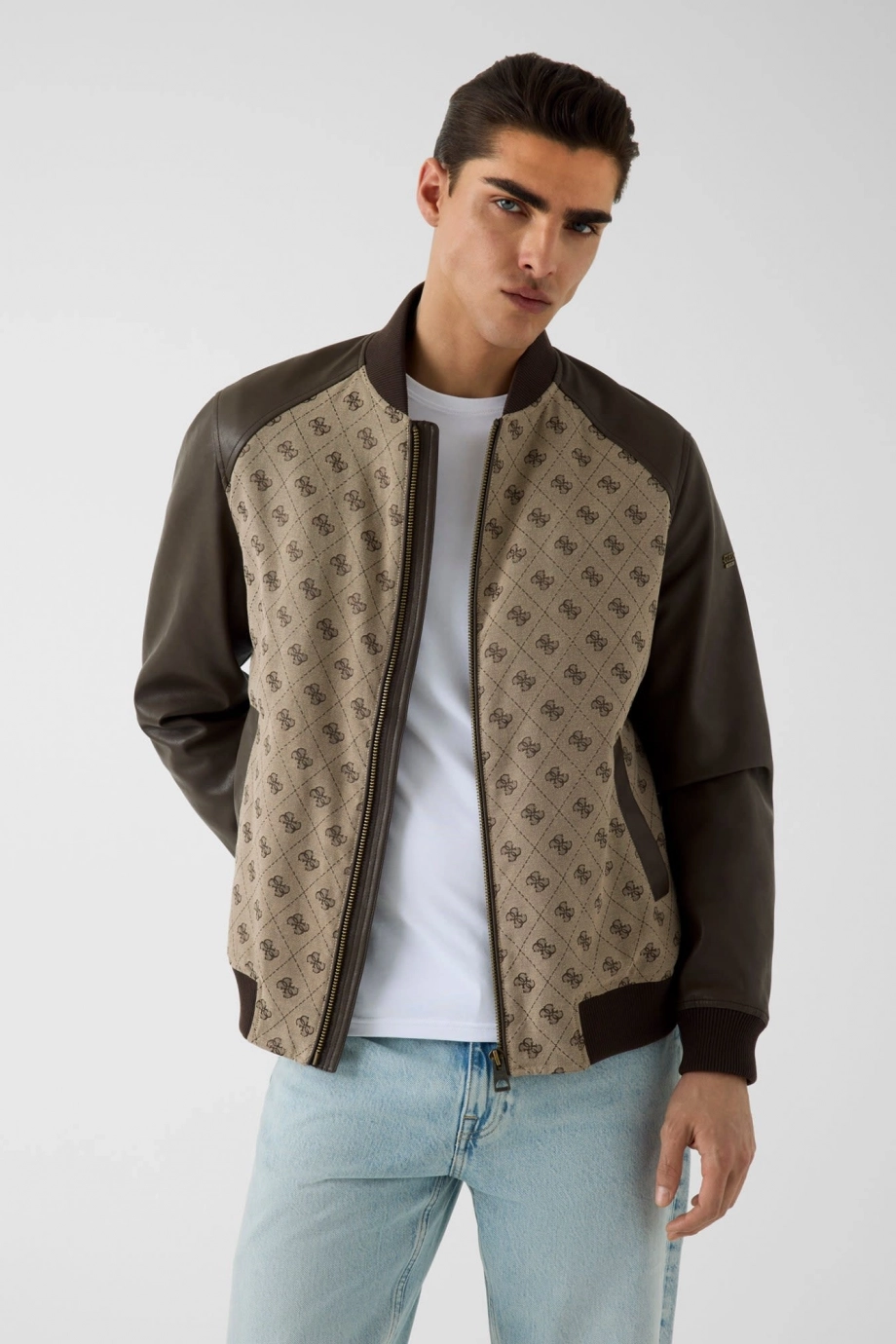 Guess Mono Erkek Bomber Ceket