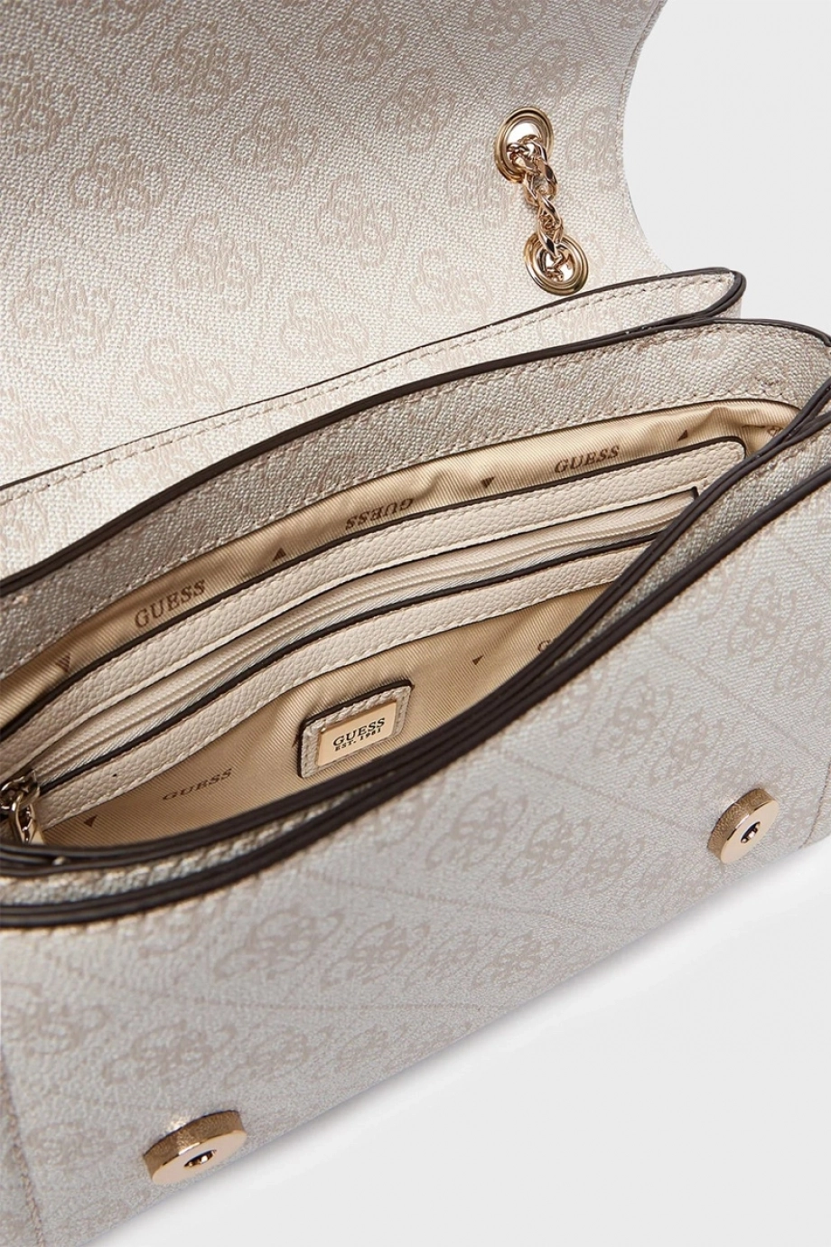 Guess Noelle II Dönüştürülebilir Kapaklı Kadın Mavi Omuz Çantası HWBG9672210-BNN