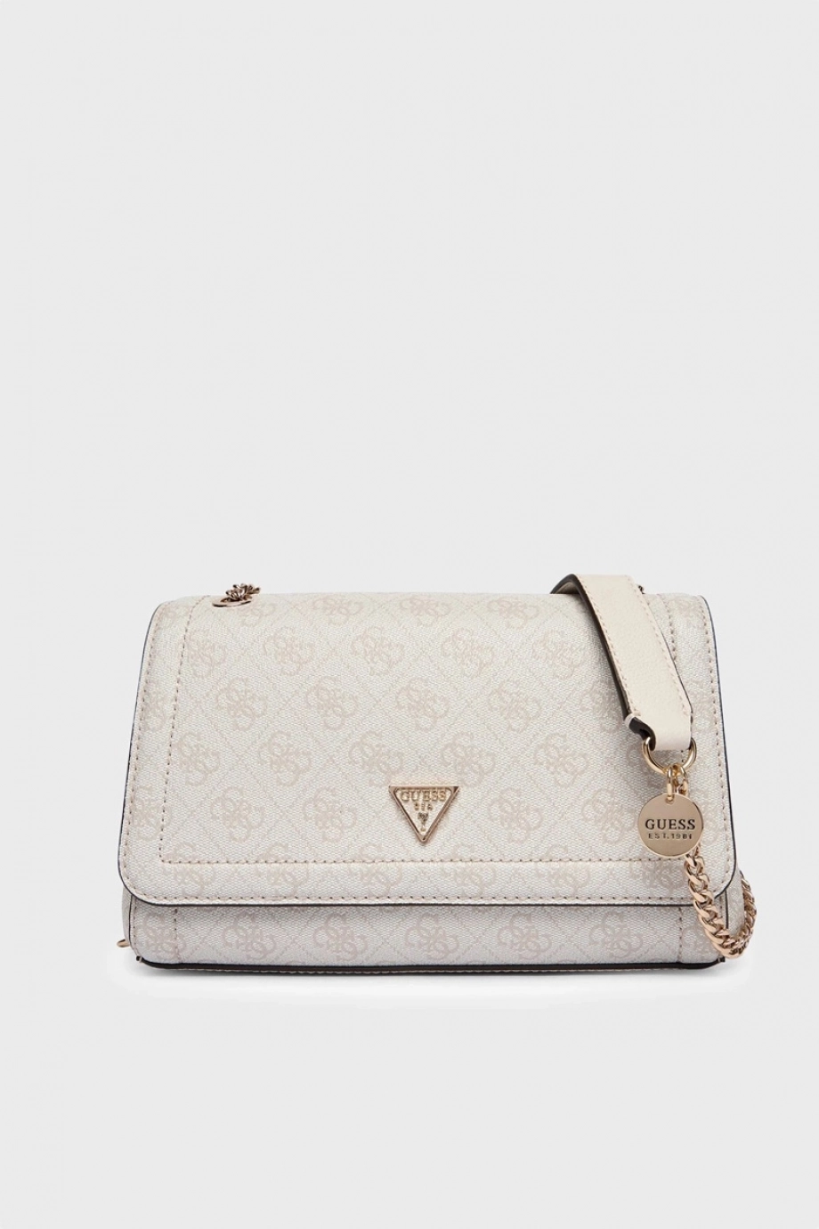 Guess Noelle II Dönüştürülebilir Kapaklı Kadın Mavi Omuz Çantası HWBG9672210-BNN