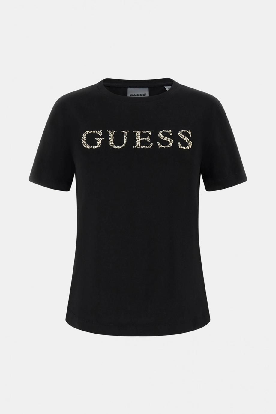 Guess Octavia Bisiklet Yaka Kısa Kollu Kadın Siyah T-shirt V6RI20J1314-JBLK