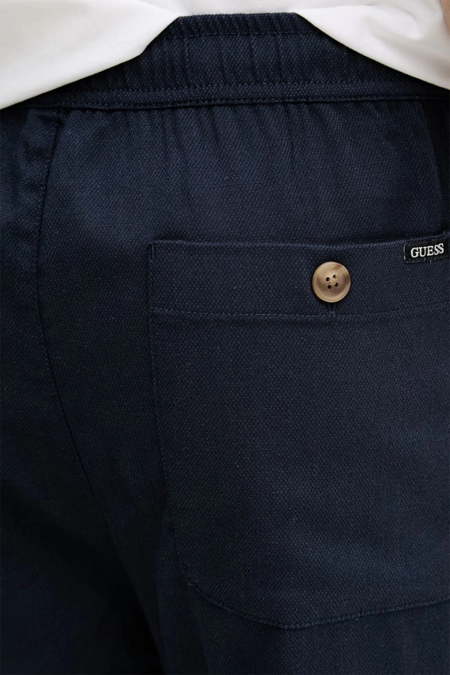 Guess Paolo Relaxed Fit  Lacivert Pantolon M6GB15W2024-G7V2