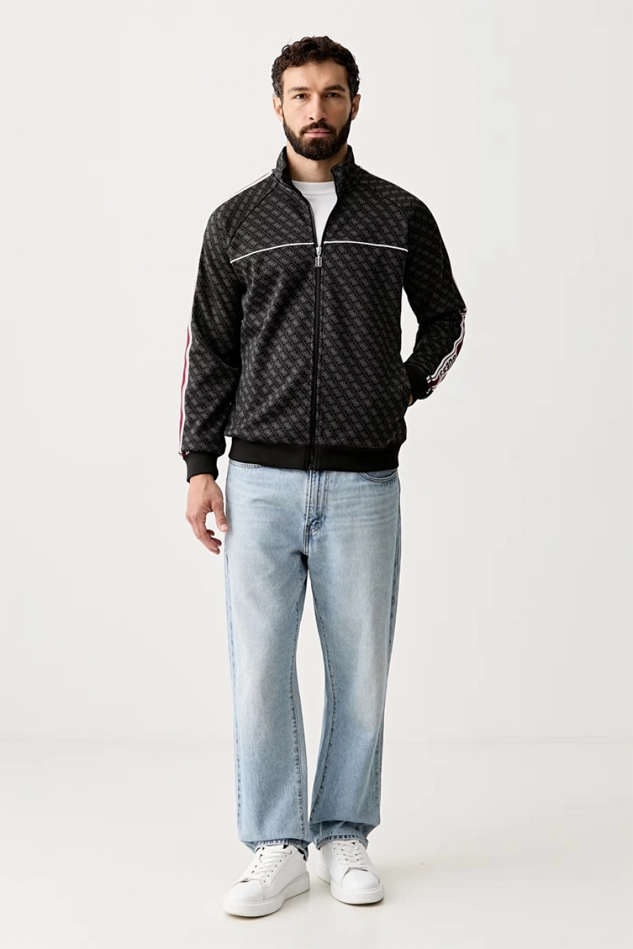 Guess Parimo Erkek Aktif Sweatshirt