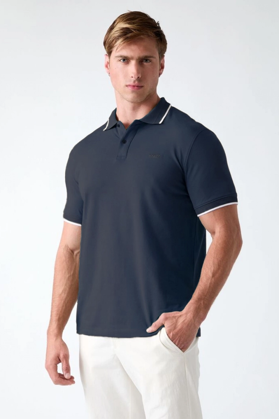 Guess Premium Erkek Regular Fit Polo T-Shirt