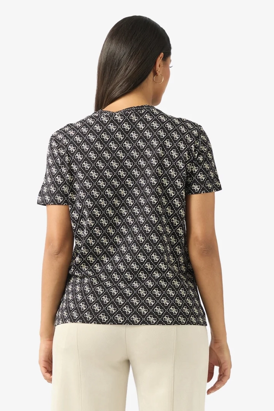 Guess Rhombus Kadın Çok Renkli Aktif Regular Fit T-Shirt V5BI14I3Z14-PJ5U