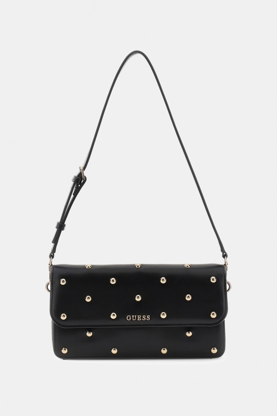 Guess Sadie Kapaklı Kadın Siyah Omuz Çantası HWVG8118190-BLA