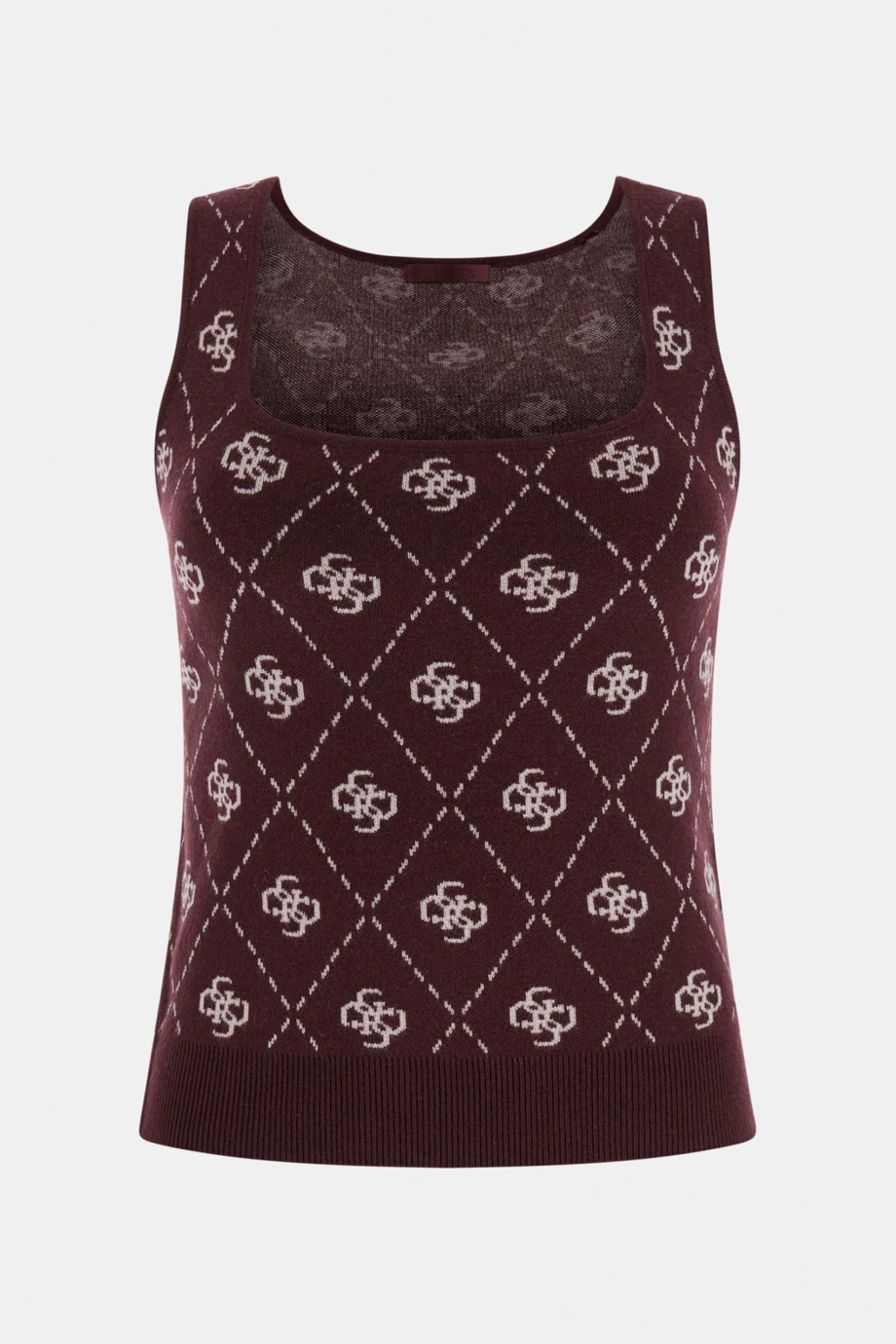Guess Sarah 4G Büstiyer Triko Kadın Bordo Triko W4BR0CZ3JD2-F4T5