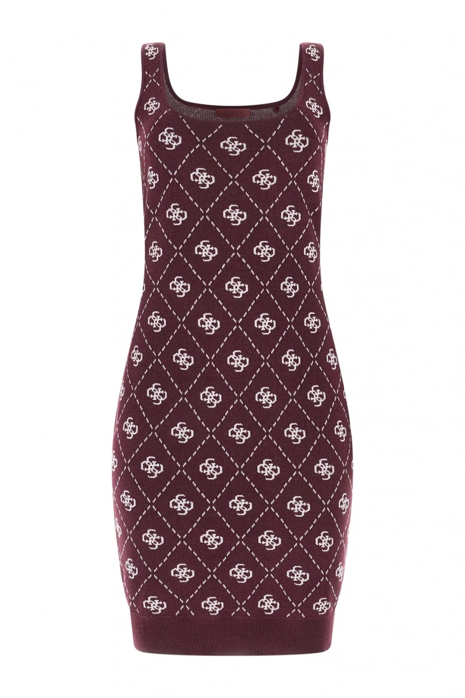 Guess Sarah 4G Kolsuz Triko Kadın Bordo Elbise W4BK98Z3JD2-F4T5