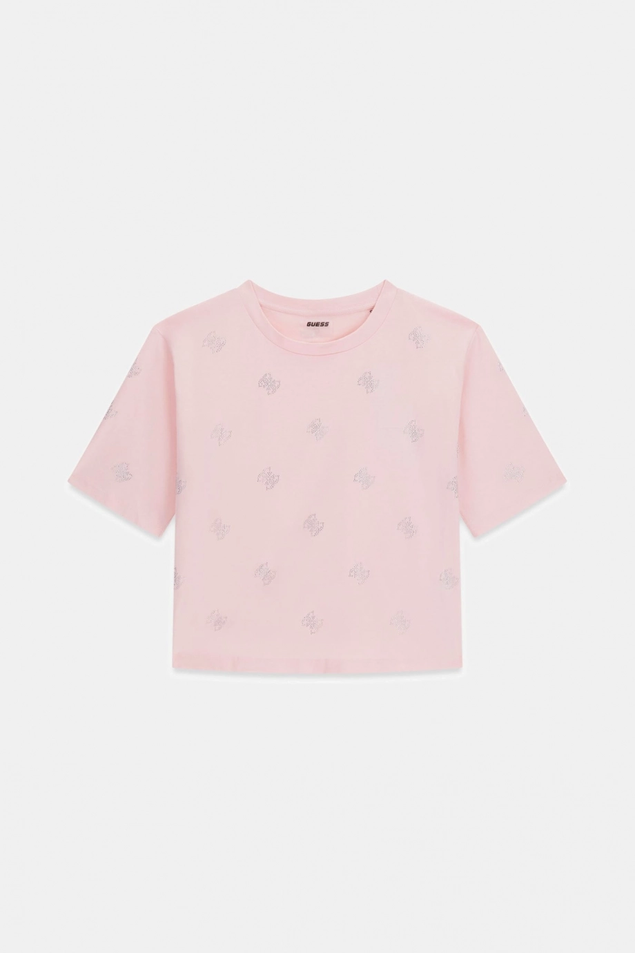 Guess Silvy Boxy Fit Kadın Pembe T-shirt V6GI18K2985-G63M