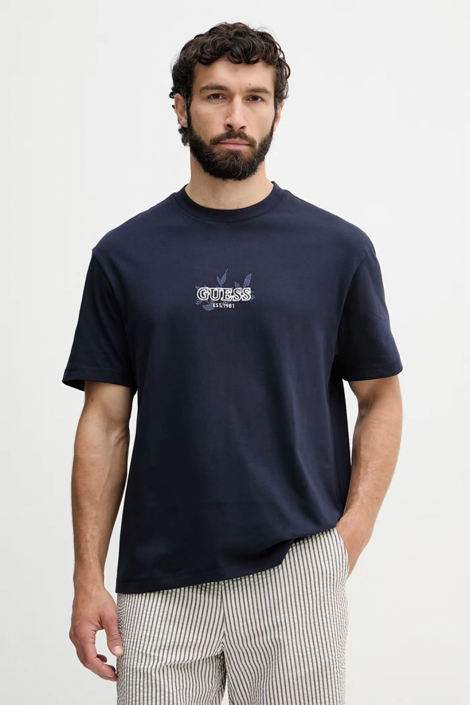 Guess Smal Erkek Oversize Fit T-Shirt
