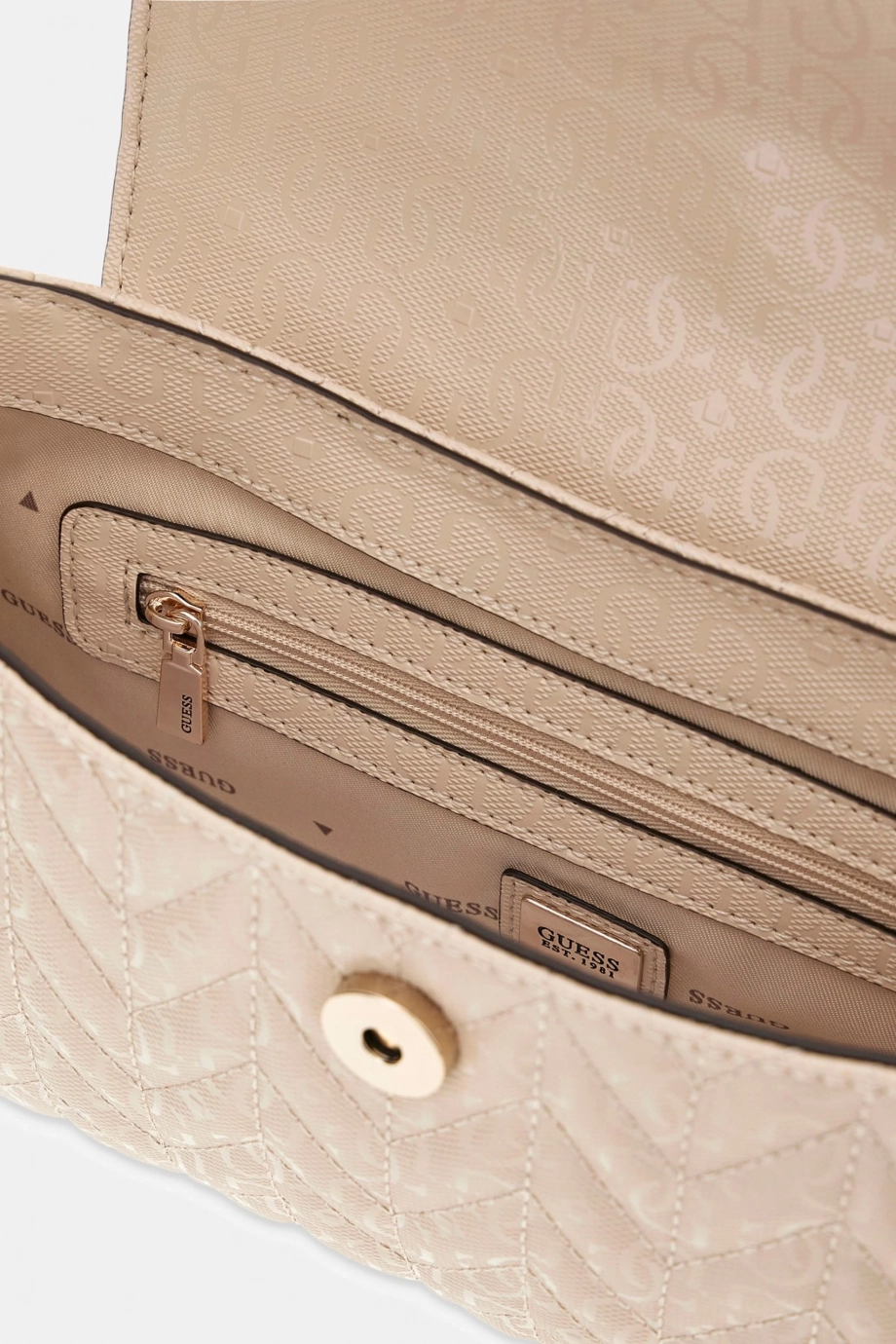 Guess Stacey Dönüştürülebilir Kapaklı Kadın Pembe Çapraz Çanta HWGG9741210-LBG