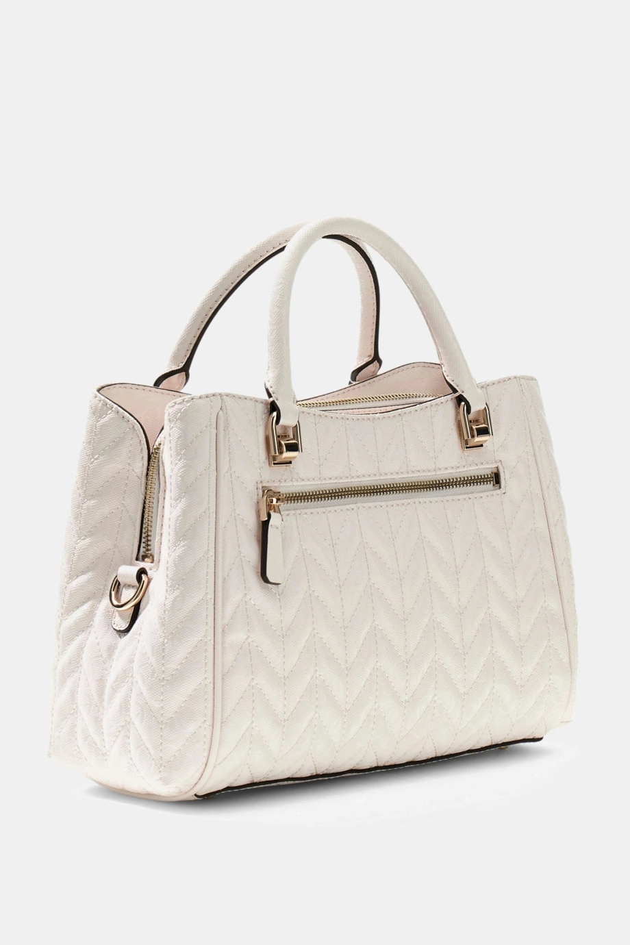 Guess Stacey Girlfriend Kadın Beyaz El Çantası HWGG9741060-OFF